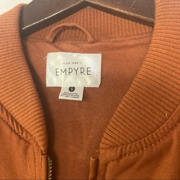 Empyre orange bomber jacket - Picture 6 of 7